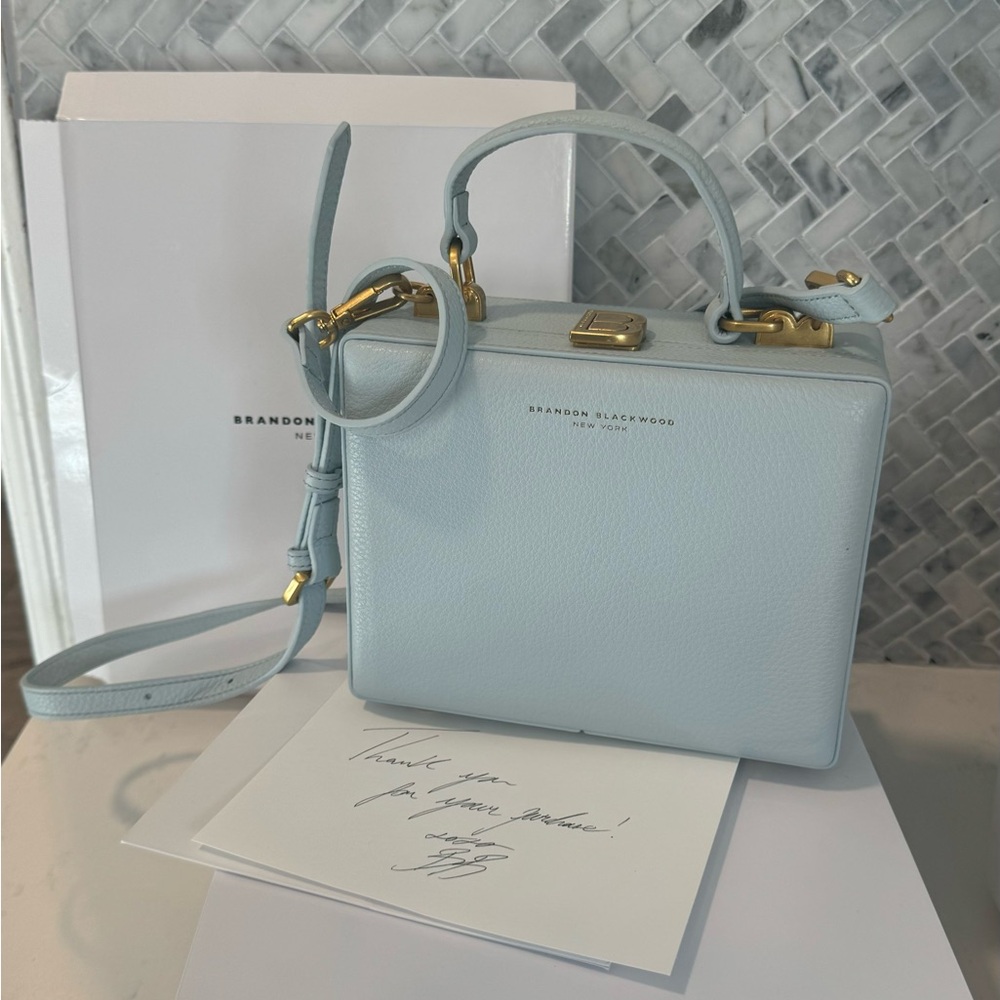 Brandon Blackwood  Light Blue Bag